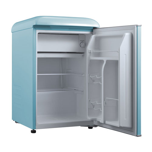 Galanz Retro 19" 2.5 Cu. Ft. Freestanding All-Fridge Refrigerator - Bebop Blue