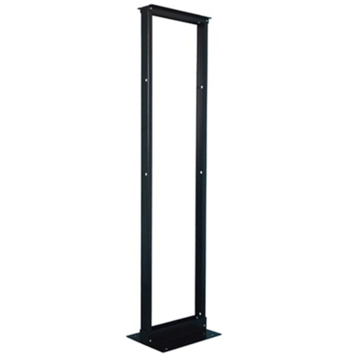 TechCraft - Rack de Relais à 2 Montants 47U, 7.3' de Hauteur, Fabriqué en Aluminium, Noir