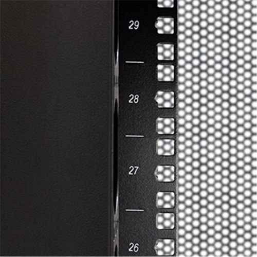 TechCraft - Armoire de Serveur Entièrement Ventilée 48U, 47" de Profondeur, Porte avec Serrure, Asse