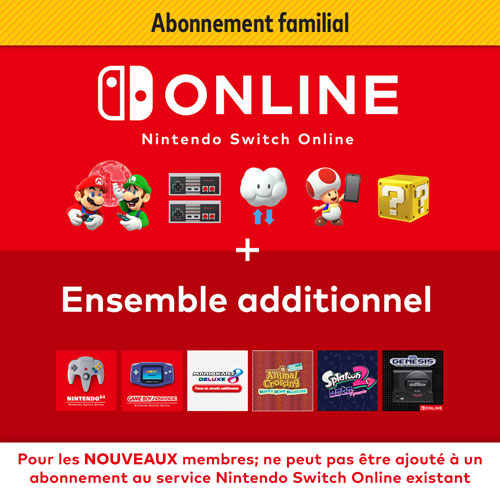 Nintendo Switch Online + Expansion Family Pack 12-Month Membership - Digital Download