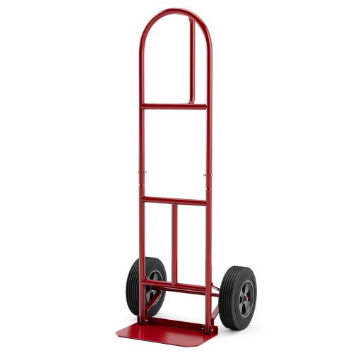 Gymax Heavy Duty Hand Truck Trolley 660lbs Capacity Dolly Cart w/ Foldable Nose Plate