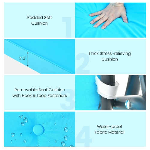 Gymax 3-Seat Outdoor Converting Patio Swing Glider Adjustable Canopy Porch Swing