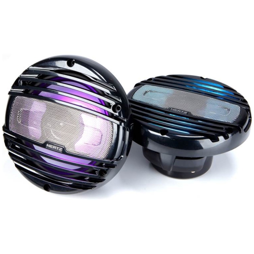 Hertz HMX 6.5 LD-TC 6.5″ 2-Way Marine Speakers with LED Lighting – Black