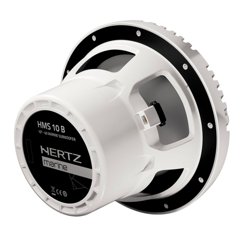 Hertz HMS 10 B 10″ 4 Ohm Infinite Baffle Marine Subwoofer – White