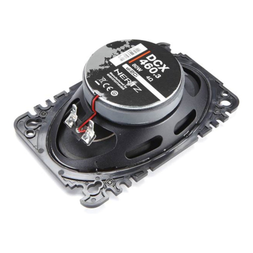 Haut-parleurs coaxiaux à 2 voies de 4 x 6 po DCX460.3 de Hertz