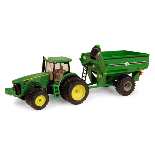 JOHN DEERE  8320R With J&m Grain Cart