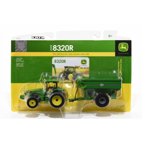 John Deere 8320R With J&M Grain Cart