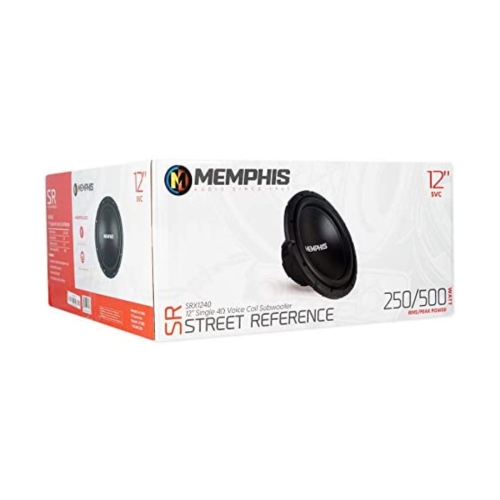 Memphis Audio SRX1240 Street Reference 12" 4 Ohm Subwoofer