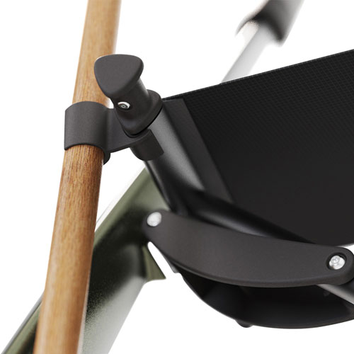 Porte-canne de byAcre pour déambulateur - Gris