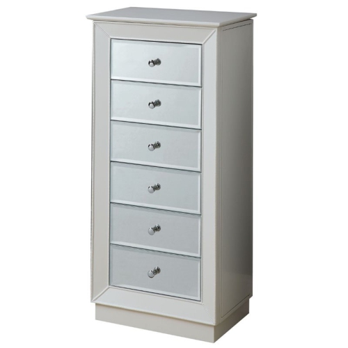 ACME Talor Jewelry Armoire in White