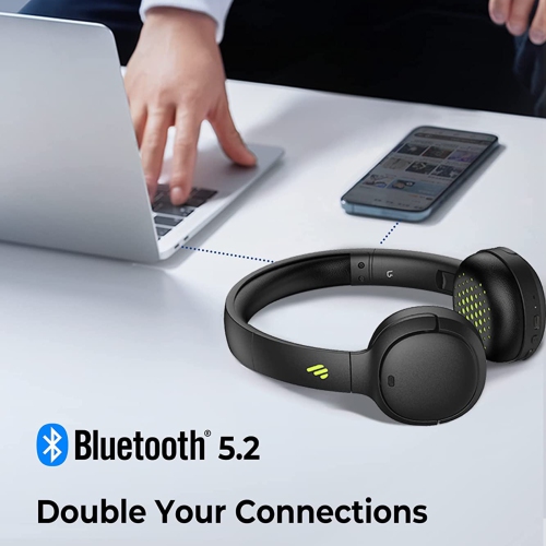 Edifier WH500 Bluetooth Wireless Lightweight and Foldable On-Ear Headphones