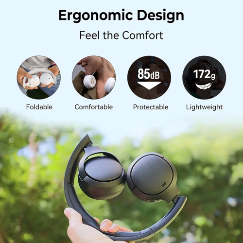 Edifier WH500 Bluetooth Wireless Lightweight and Foldable On-Ear Headphones