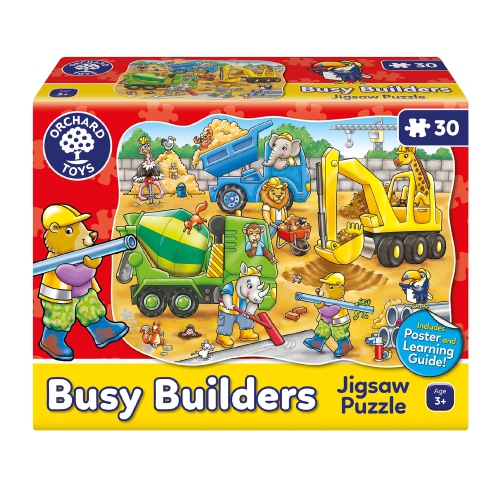 ORCHARD TOYS - Busy Builders (30-Piece Puzzle)