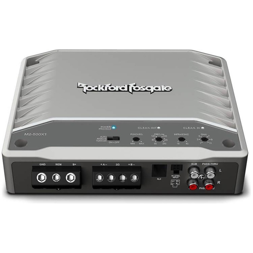 Rockford Fosgate M2-500X1 Marine 500 Watt Mono Element Ready Subwoofer Amplifier