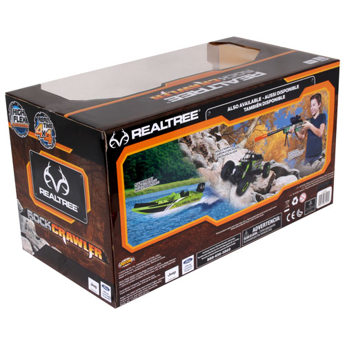 NKOK Jeep Wrangler Unlimited Realtree RC Rock Crawler 1/14 Scale (81492) - White/Brown
