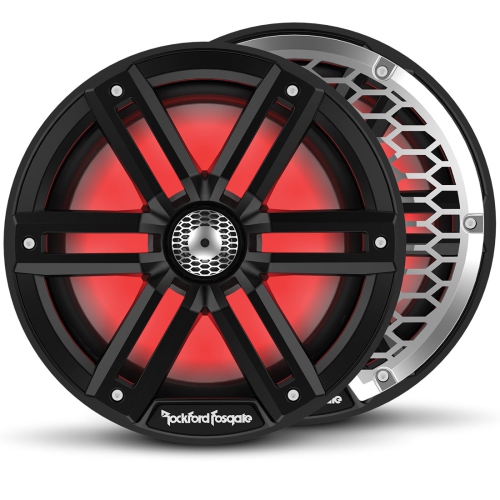 ROCKFORD FOSGATE  M2-8B 8” Color Optix Marine 2-Way Speakers – In Black