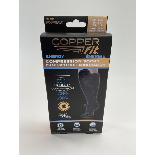 Extreme Fit Copper-Infused High-Energy Unisex Compression Socks, 6 Pack
