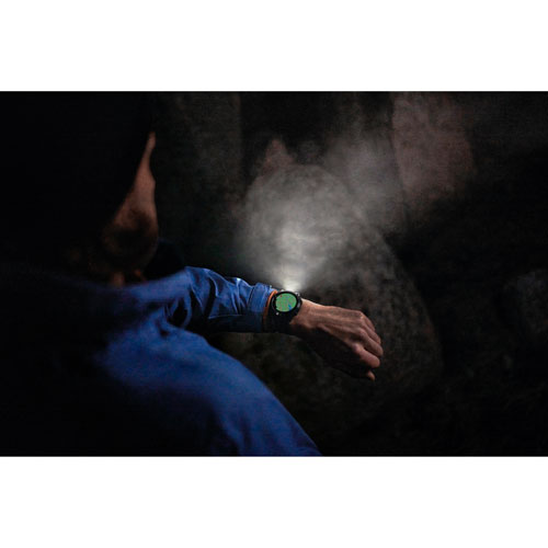 Montre intelligente multisport Bluetooth de 47 mm fēnix 7 Pro Sapphire Solar de Garmin - Gris carbone/Noir