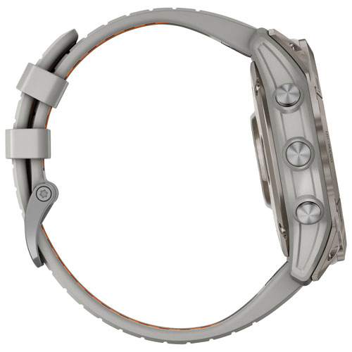 Garmin fēnix 7X Pro Sapphire Solar 51mm Bluetooth Multisport Smartwatch - Fog Grey/Ember Orange