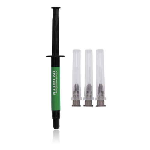 Replacement PCB UV Green Curable Solder Mask With 3pcs 6mm Super Thin Needles