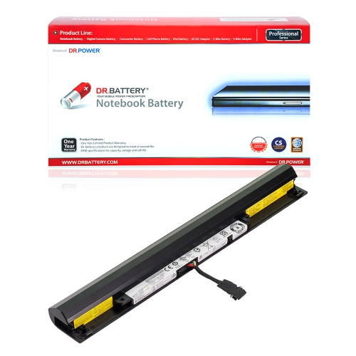 DR. BATTERY  Replacement Laptop Battery L15L4E01 for Lenovo Ideapad 100-14Ibd 80Rk 80Rk002Uih 80Rk002Wvn14 [14.6V / 41Wh]