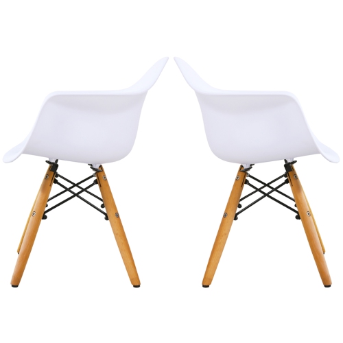 Topbuy Children Table & 4 Chairs Set Solid Construction 5 PCS Dining Table Toddler