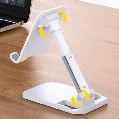 Universal Phone Holder Tablet Desktop Holder Adjustable Portable Stable Support – Black