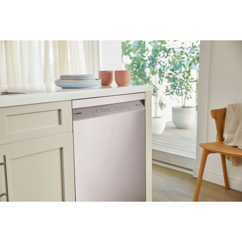 Bosch 24" 46dB Built-In Dishwasher with Third Rack (SHE5AE75N) - Stainless Steel