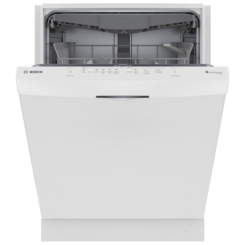Bosch 24" 46dB Built-In Dishwasher with Third Rack (SHS53CM2N) - White
