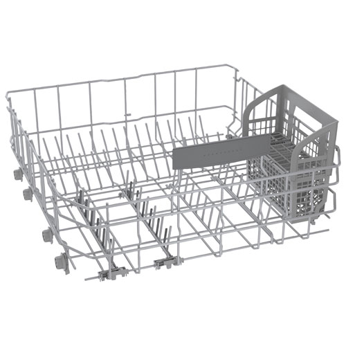 Lave-vaisselle encastrable 24 po 42 dB avec troisième panier de Bosch - Acier inoxydable noir