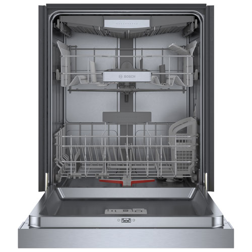 Bosch 24" 42dB Built-In Dishwasher with Third Rack (SHE78CM5N) - Stainless Steel