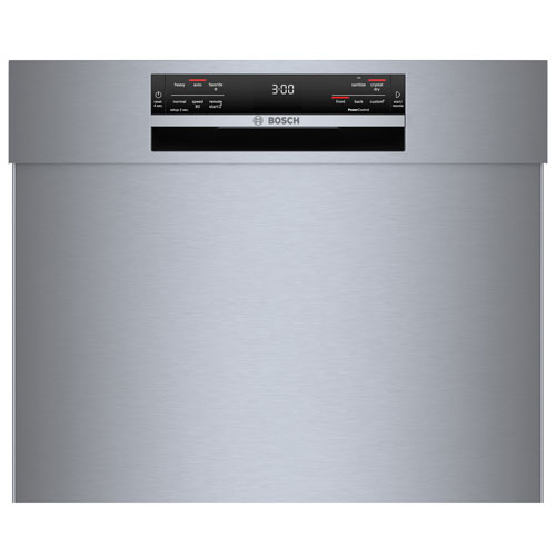 Bosch 24" 42dB Built-In Dishwasher with Third Rack (SHE78CM5N) - Stainless Steel