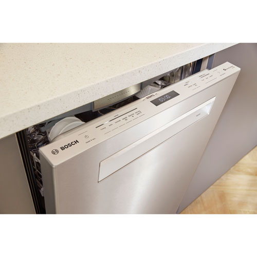 Bosch 24" 42dB Built-In Dishwasher with Third Rack - Stainless Steel