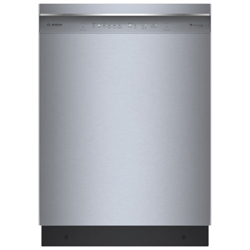 Bosch 300 Series 24" 46dB Built-In Dishwasher with Third Rack - Stainless Steel