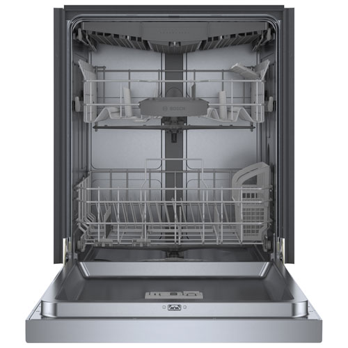 Lave-vaisselle encastrable 24 po 46 dB avec troisième panier série 300 de Bosch - Inox