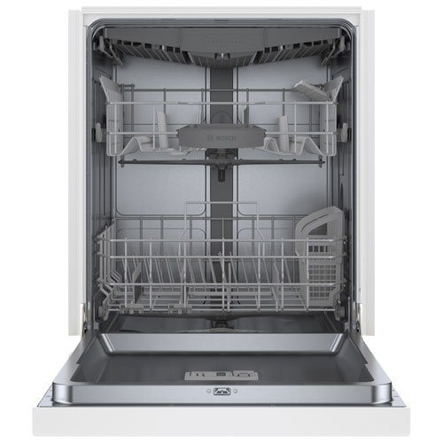 Bosch 24" 46dB Built-In Dishwasher with Third Rack (SHE53C82N) - White