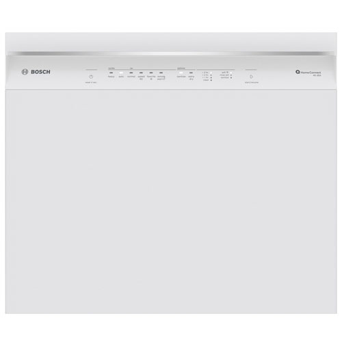 Bosch 24" 46dB Built-In Dishwasher with Third Rack (SHE53C82N) - White