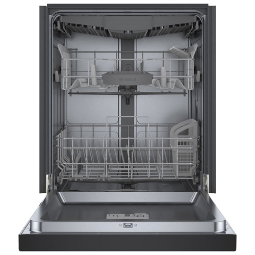 Lave-vaisselle encastrable 24 po 46 dB avec troisième panier de Bosch - Noir