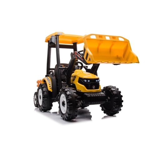 24V Rhino Tractor Ride-On for Kids with Parental RC and Wagon