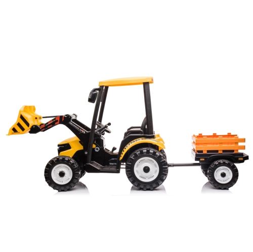 24V Rhino Tractor Ride-On for Kids with Parental RC and Wagon