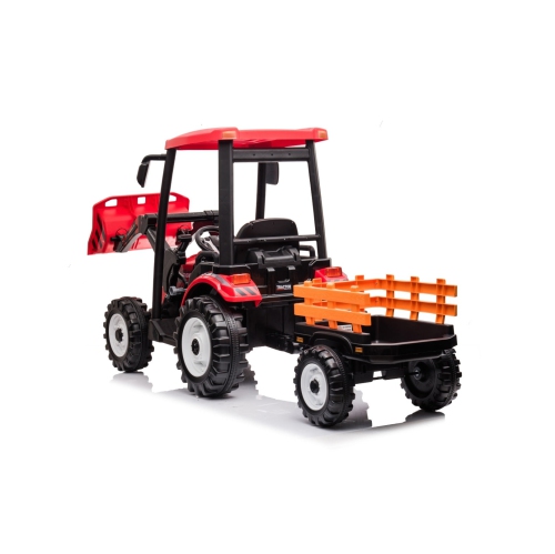 24V Rhino Tractor Ride-On for Kids with Parental RC and Wagon