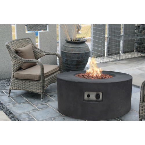 Venice 34 Inch Round Propane Fire Table
