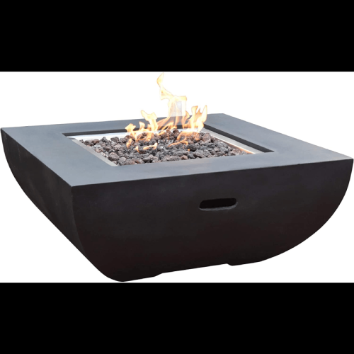 Aurora 34 inch Square Natural Gas Fire Table