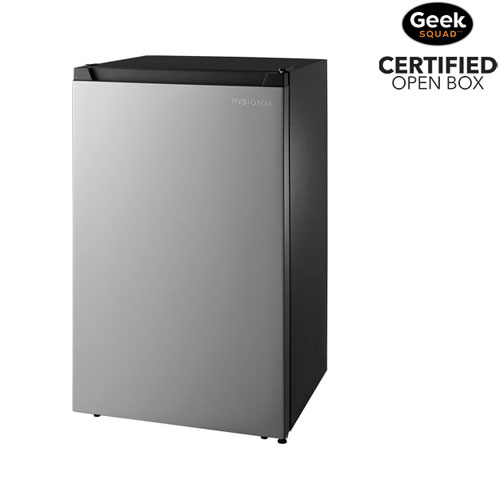 Open Box - Insignia 3.3 Cu. Ft. Freestanding Bar Fridge (NS-CF33SS3-C) - Stainless Steel