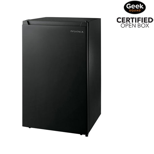 Open Box - Insignia 3.3 Cu. Ft. Freestanding Bar Fridge - Black - Only at Best Buy