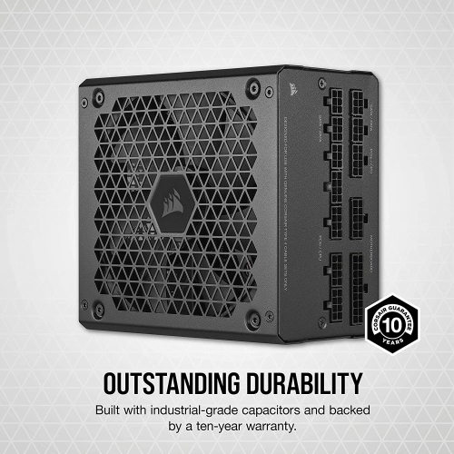 Corsair RM Series (2021), RM750, 750 Watt, 80 Plus Gold Certified, Fully Modular Power Supply "Refurbished Excellent" by CORSAIR - Refurbished condition - Image 4