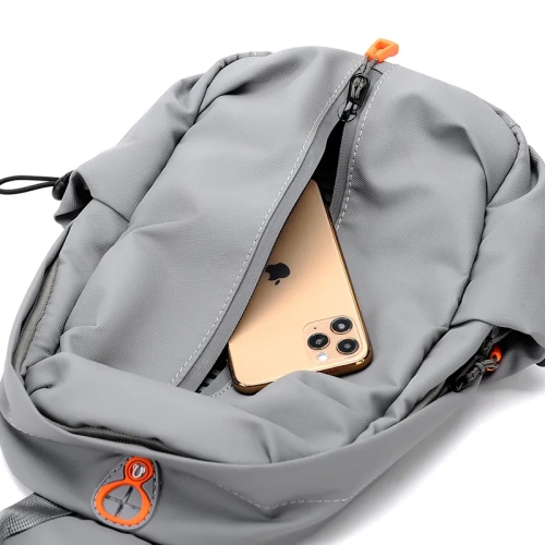 navor Multipurpose Sling Bag Backpack for Men Women, Small Cross Body Lightweight Bag with USB Port & Headphone Hole for Hiking, Traveling, Outdoor