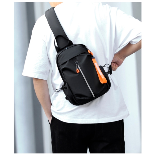 navor Multipurpose Sling Bag Backpack for Men Women, Small Cross Body Lightweight Bag with USB Port & Headphone Hole for Hiking, Traveling, Outdoor