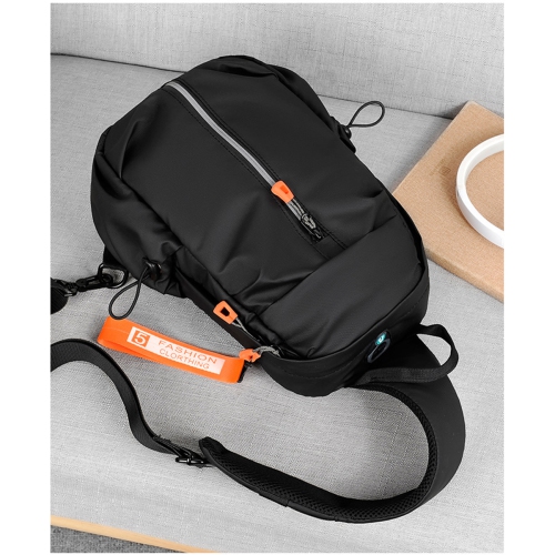 navor Multipurpose Sling Bag Backpack for Men Women, Small Cross Body Lightweight Bag with USB Port & Headphone Hole for Hiking, Traveling, Outdoor