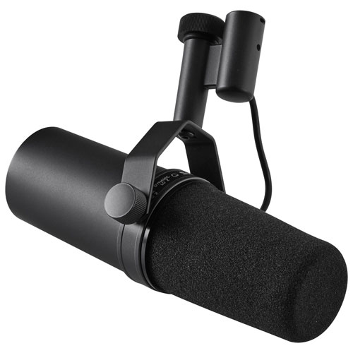 Shure SM7B Dynamic Vocal/Podcast XLR Microphone   Black